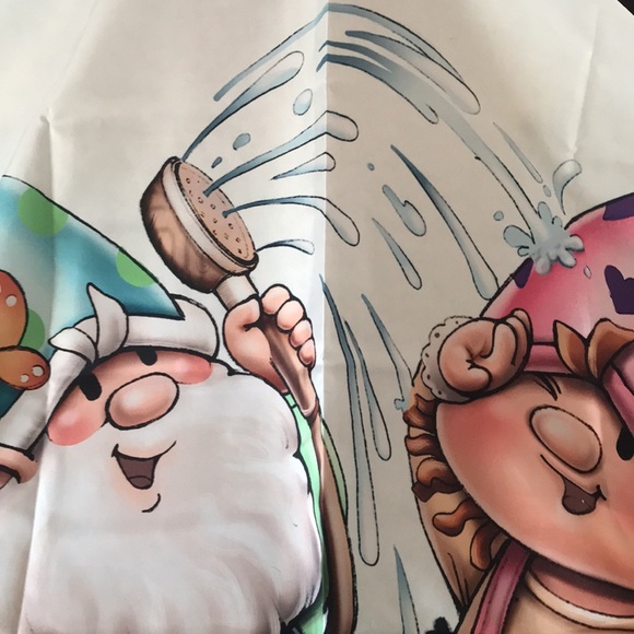 Whimsical Gnome shower curtain - Picture 8 of 9